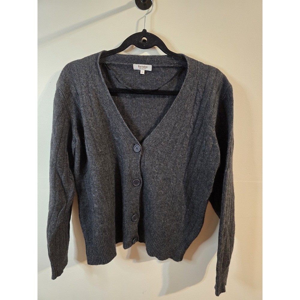 Bartolini Cardigan Cashmere Blend Italy Classic Staple‎ Quiet Luxury Old Money